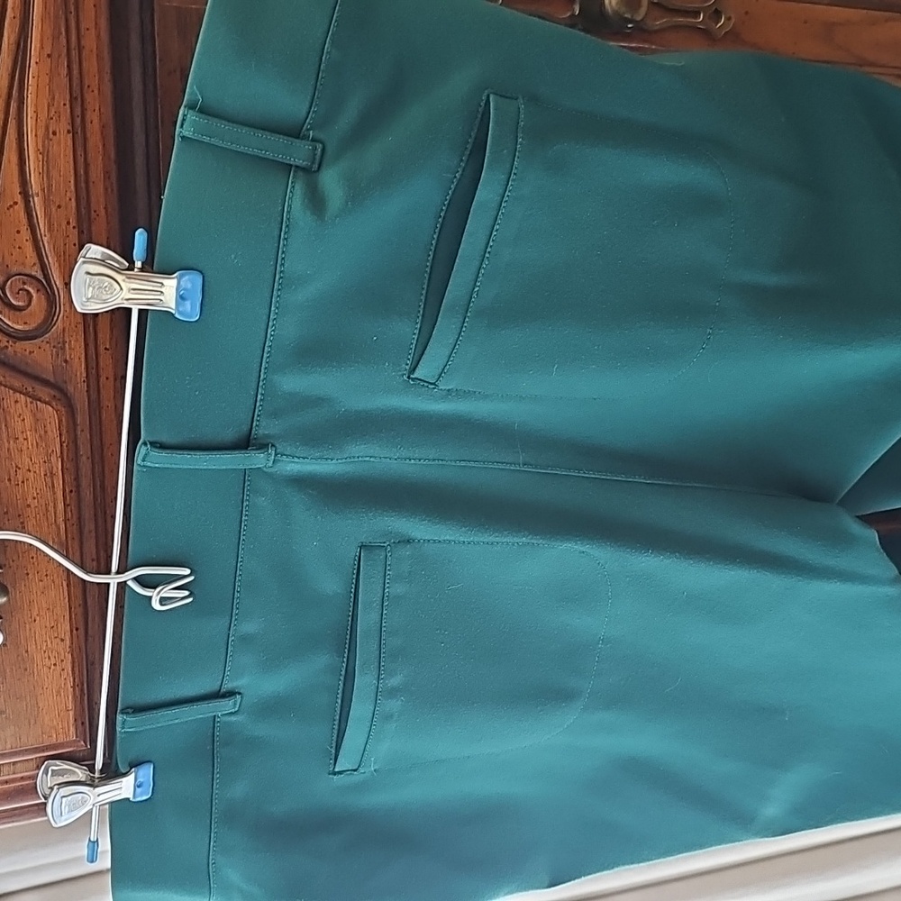 Betabrand Dark Green Pants - Picture 2 of 3